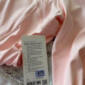 Lululemon Athletica Nulu Define Jacket in Soft Pink